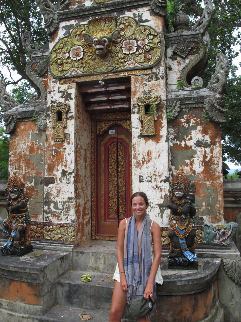 Annie at the Lembongan Temple | Bali, Indonesia
