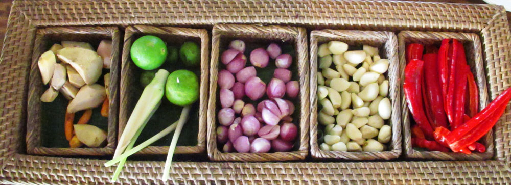 Balinese cooking Ingredients