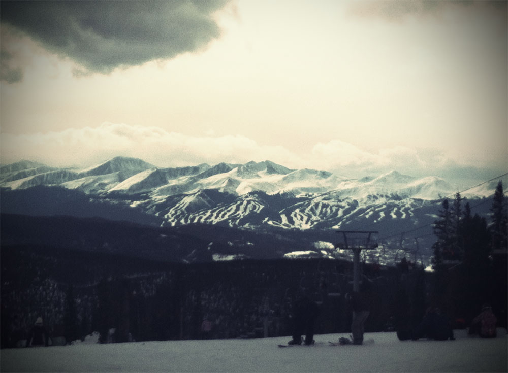 Breckenridge from Keystone Summit