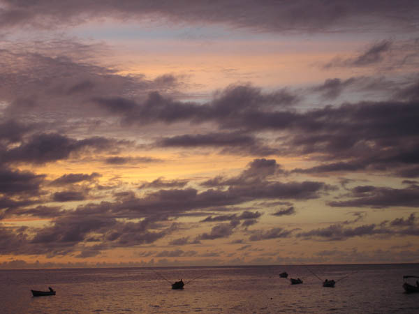 Sunset Over Castara Bay, Tobago