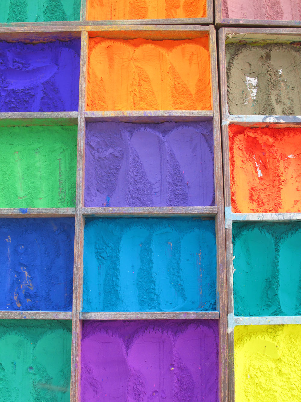 colorful powders, nepal