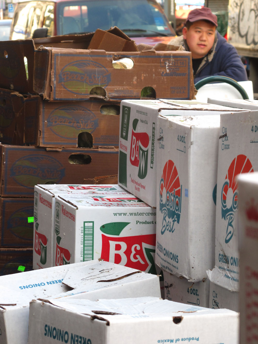 deliveries on Grand St NYC Chinatown