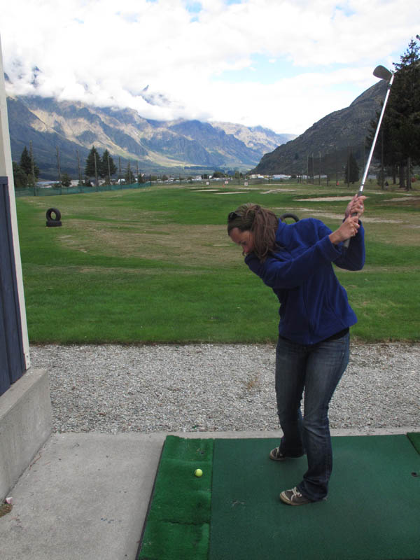 Driving Range Near The Remarkables, Queenstown