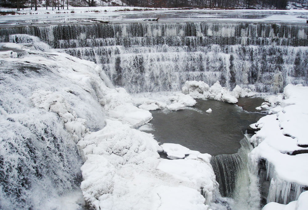 fall creek gorge in ithaca