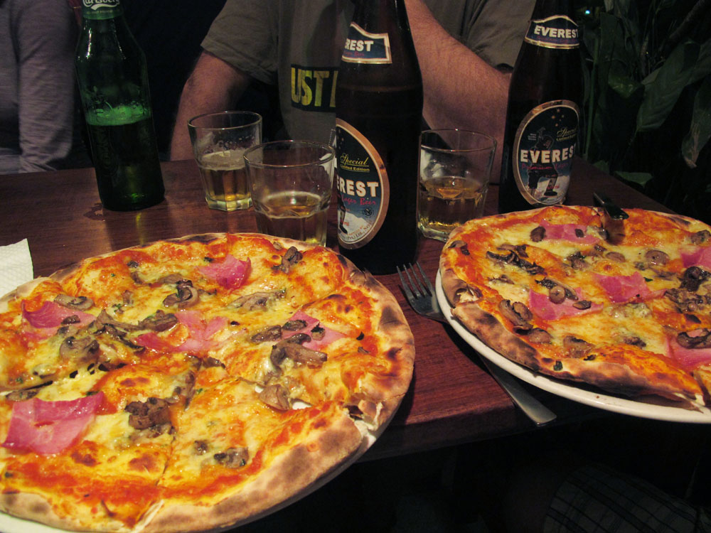 fire and ice pizza kathmandu nepal