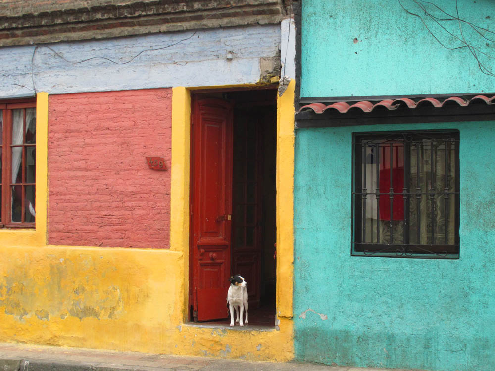 colorful house in santiago chile