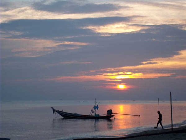 Sunset from Koh Pha Ngan, Thailand