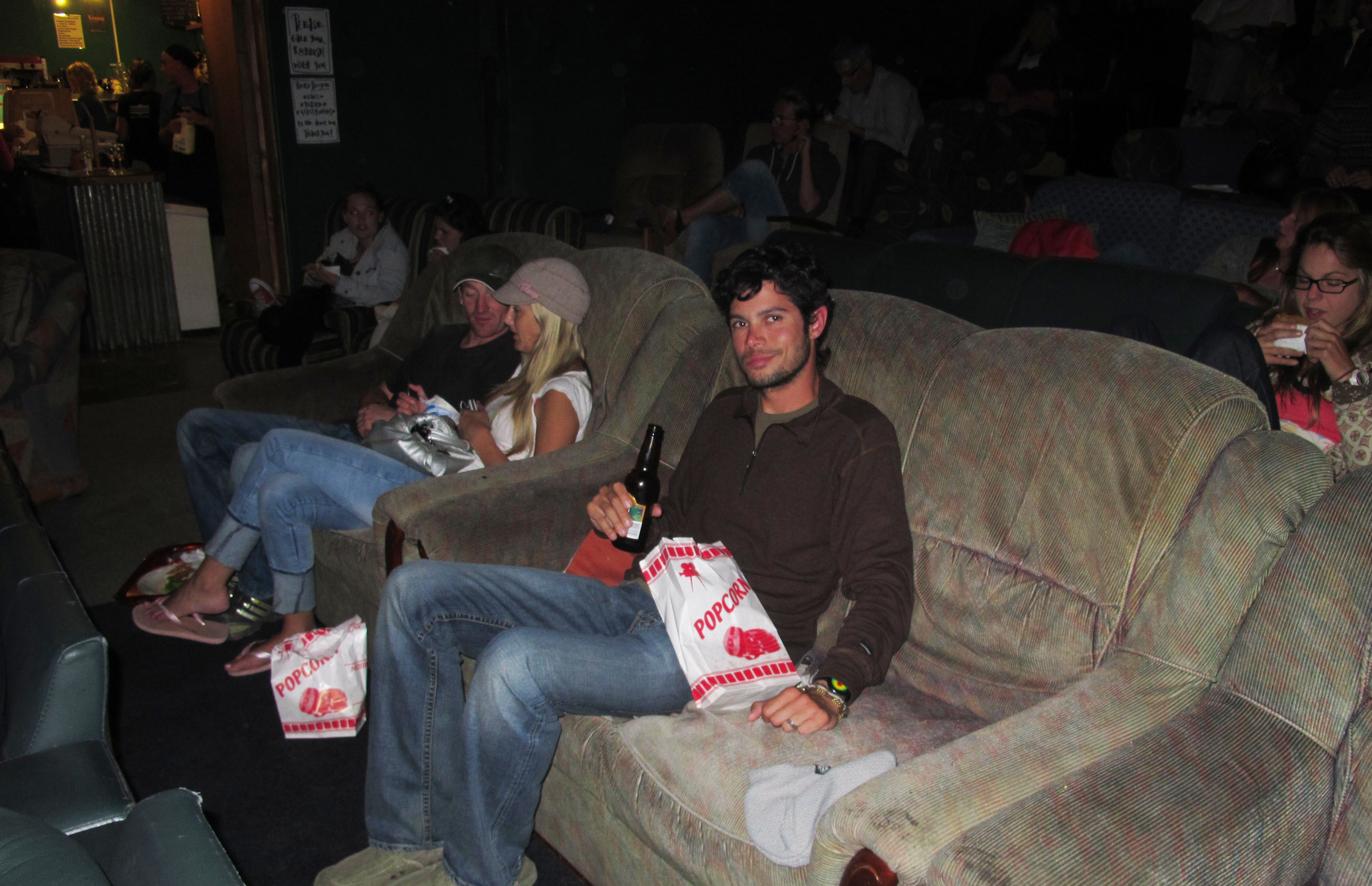 Matt at Cinema Paradiso in Wanaka, NZ