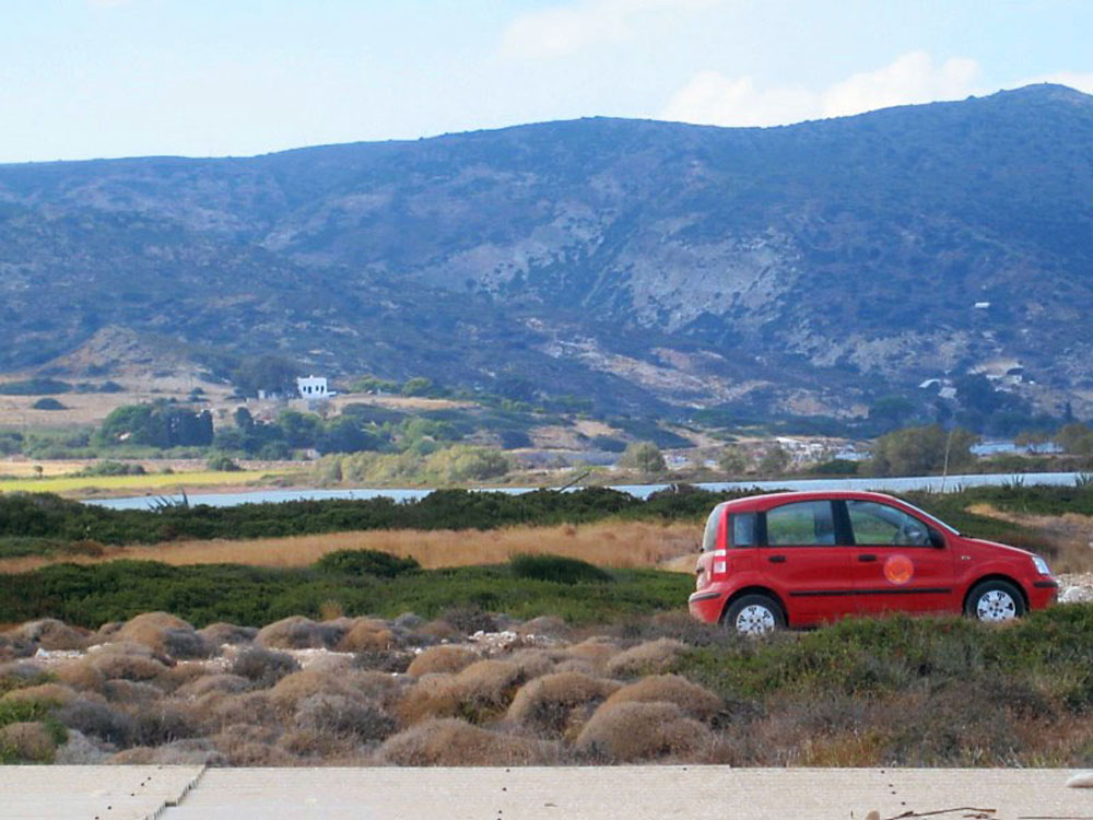Rental Car on Milos island greece