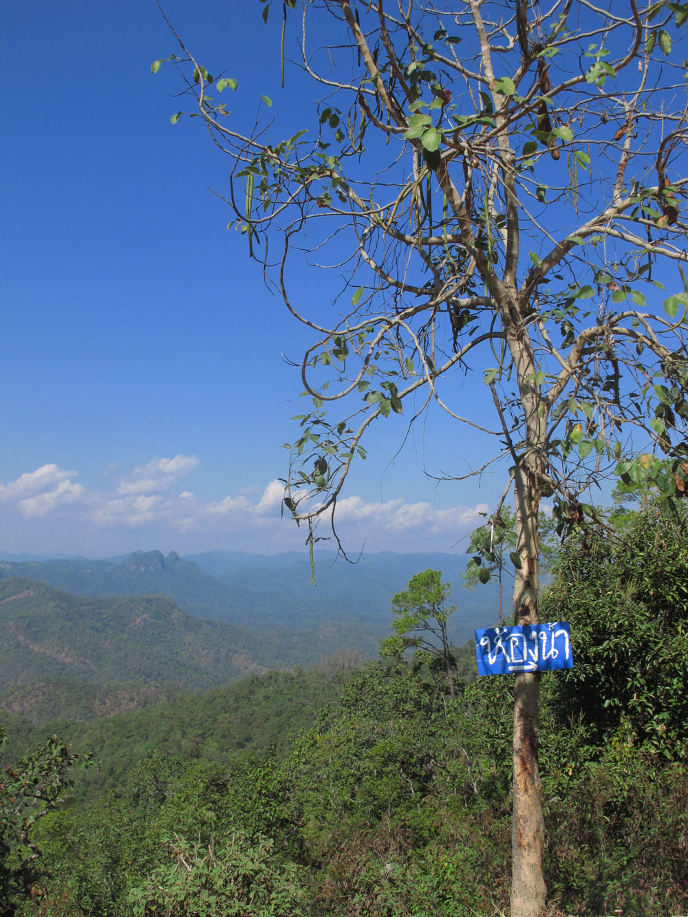 Mountains in Northern Thailand on the mae hong son loop