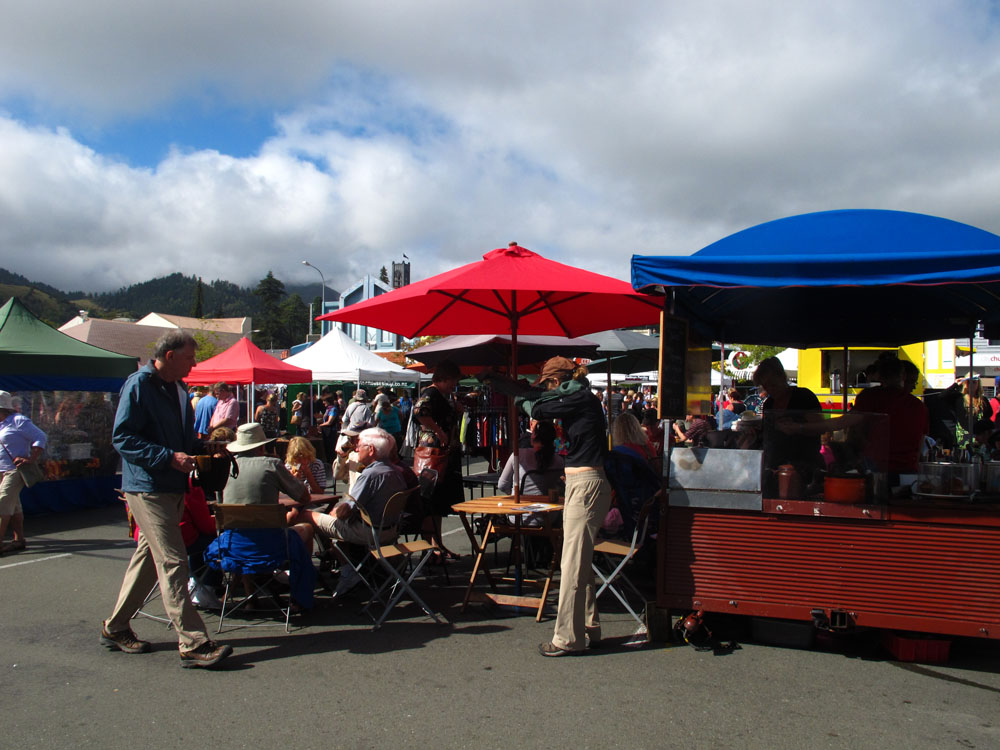 Nelson Farmers Market in New Zealand