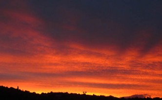 Sunset in Nelson New Zealand