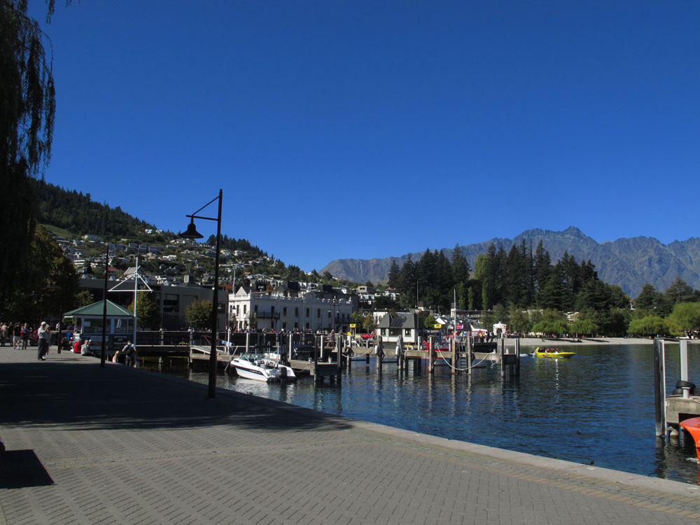 harbour in the Queenstown New Zealand