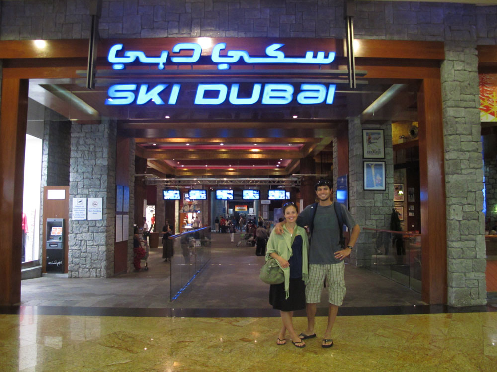 Ski Dubai at the mall of the emirates