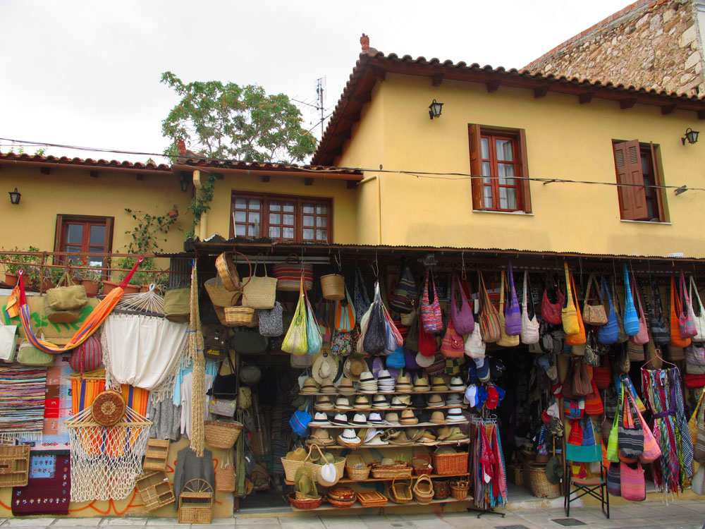 souvenir shop in athens greece