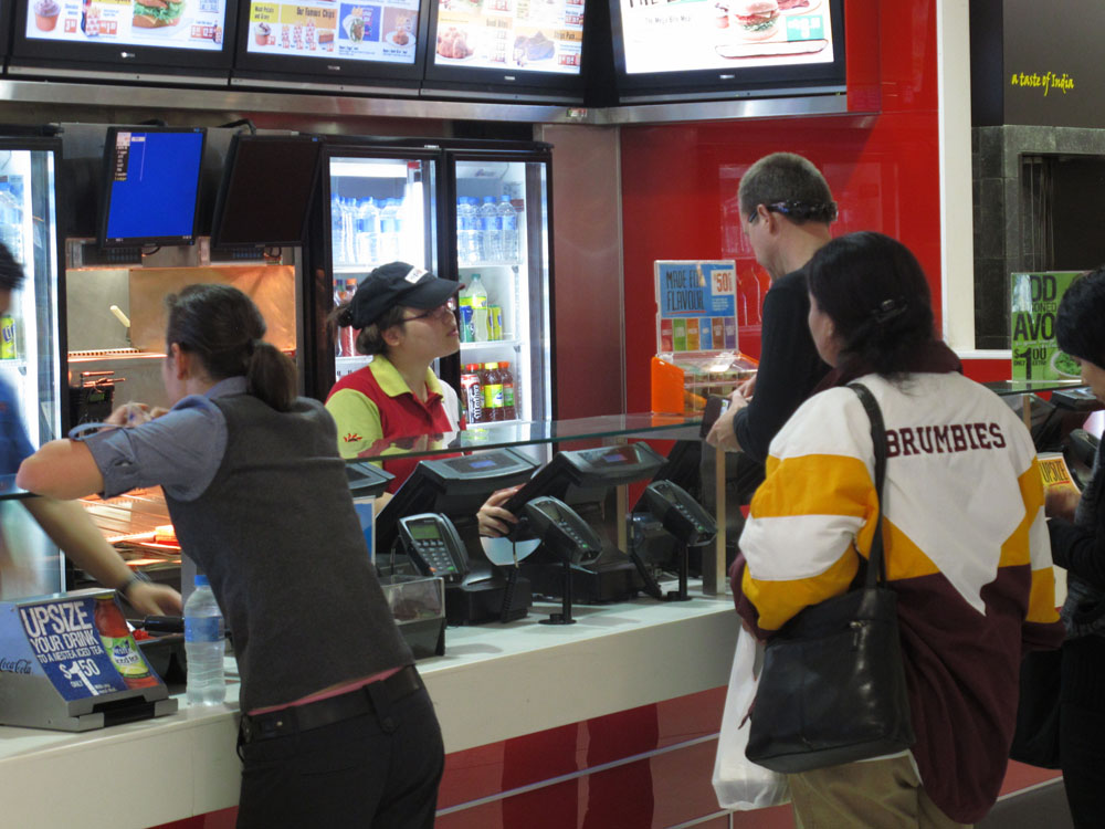sydney airport fast food