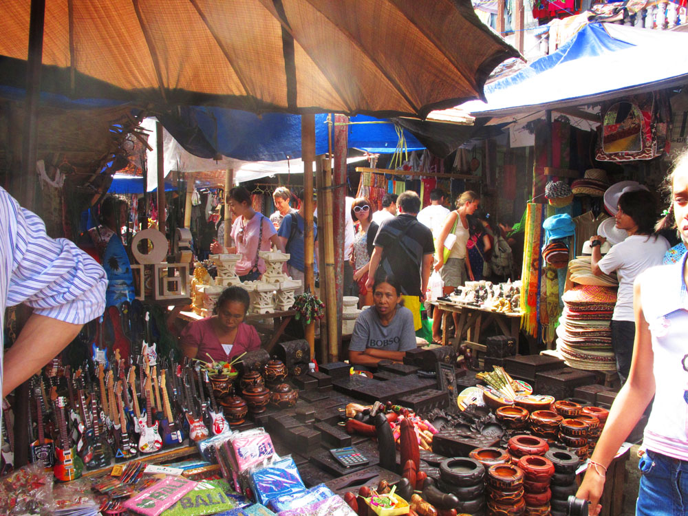 Ubud Central Market Bali Indonesia