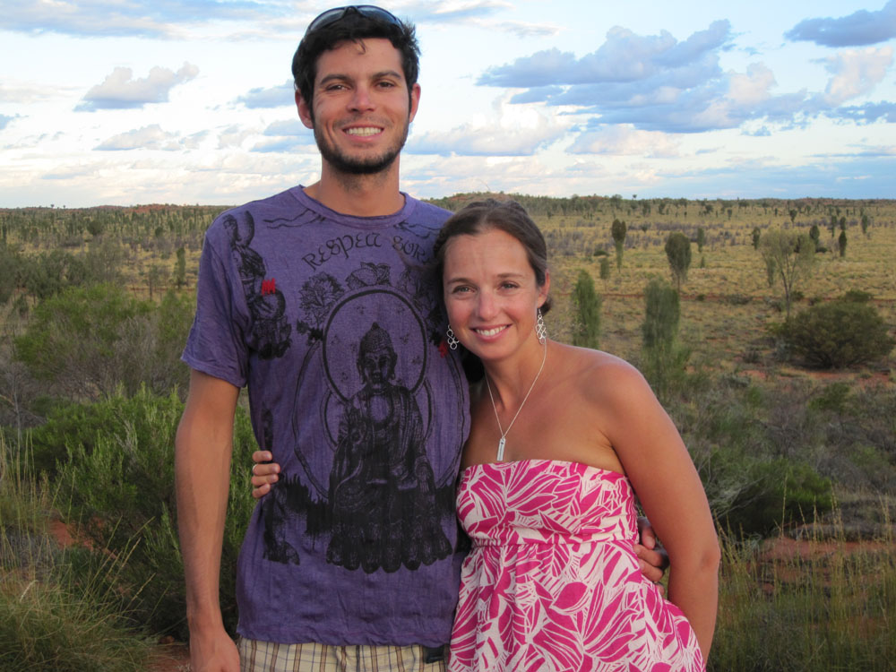 Us at Ayers Rock