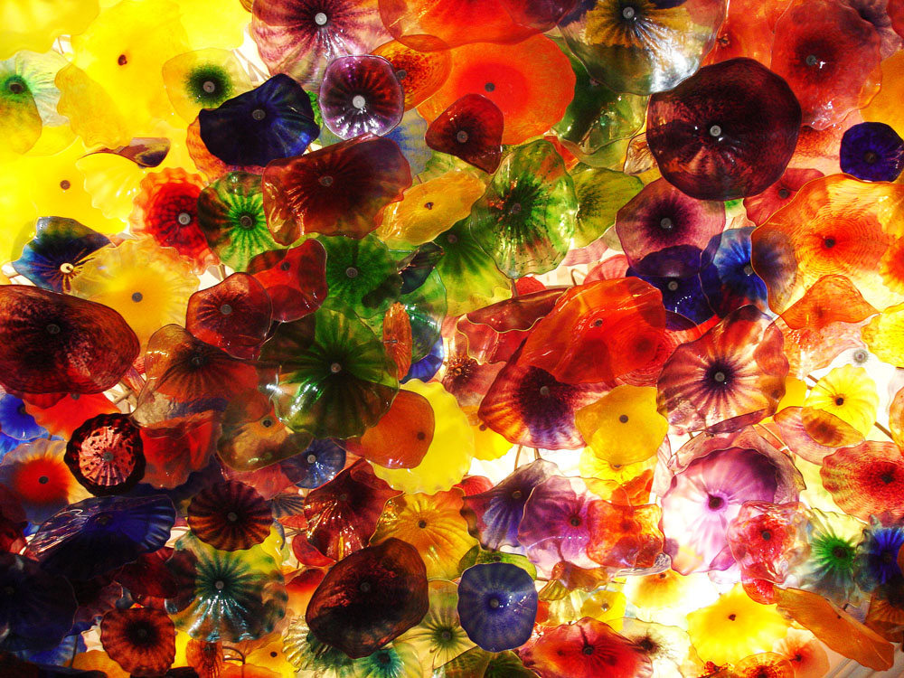 Chihuly ceiling at the Bellagio Las Vegas