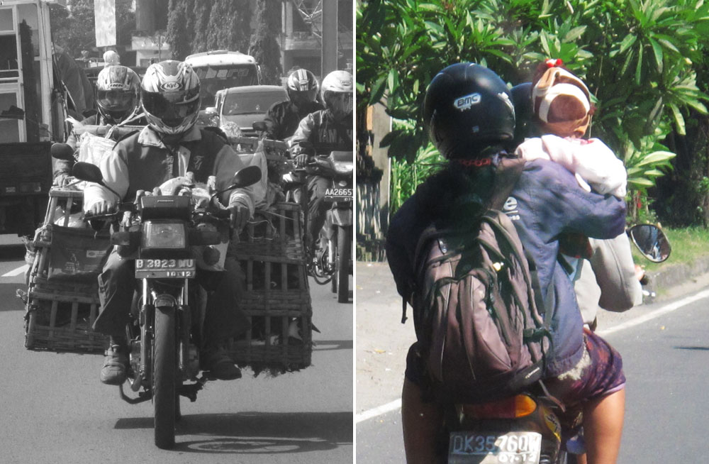 Locals on bikes | Yogyakarta, Indonesia