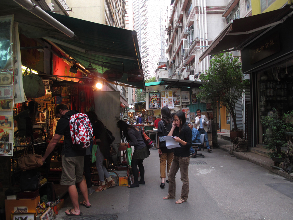 Tung St flea market Hong Kong