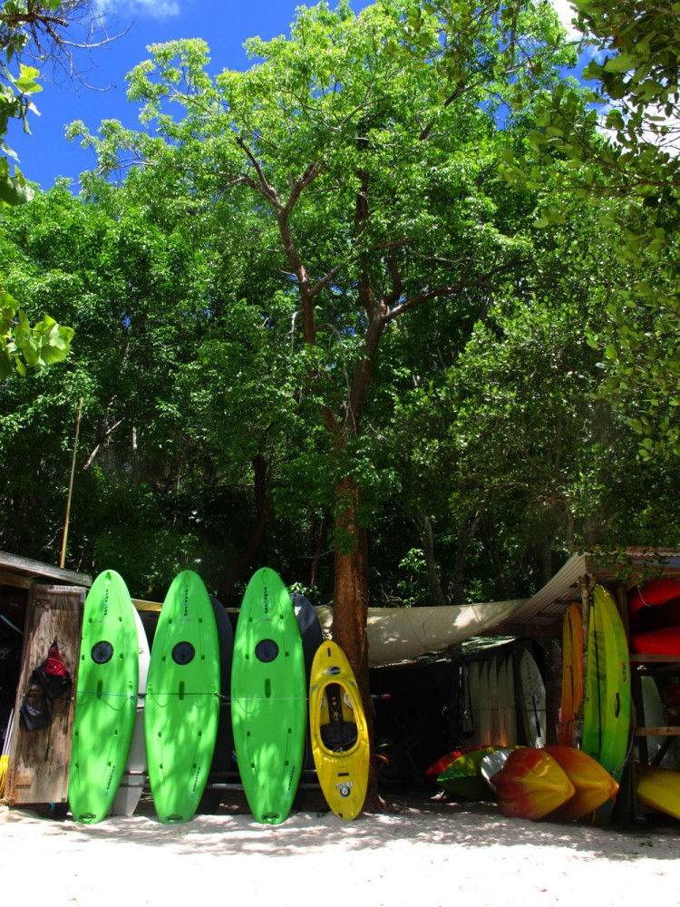 Cinnamon Bay kayaks Cinnamon Bay kayaks