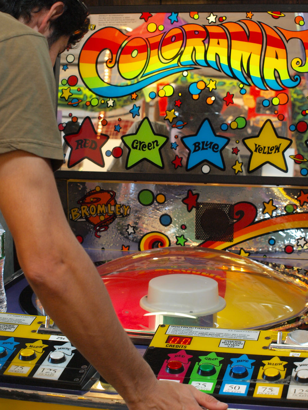 Colorama retro arcade game, Atlantic City
