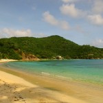 Hansen Bay on east end St John