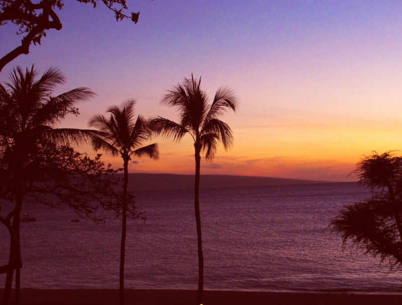 Ka'anapali, Maui, Hawaii sunset Ka'anapali, Maui, Hawaii sunset
