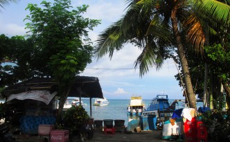 Padangbai harbor, Bali, Indonesia