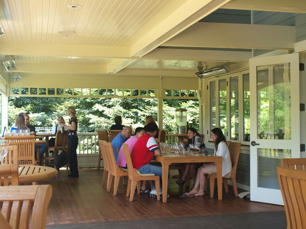 Porch at the Duckhorn Estate House