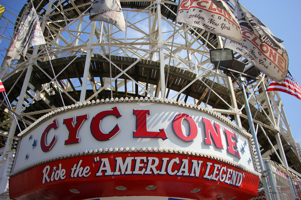 Coney Island Cyclone ticket booth
