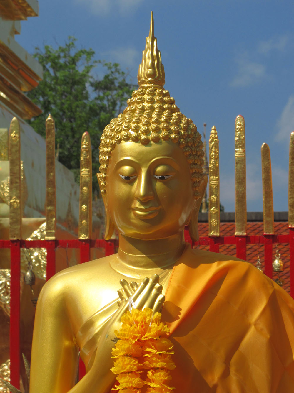 Golden buddha at Doi Suthep, Thailand