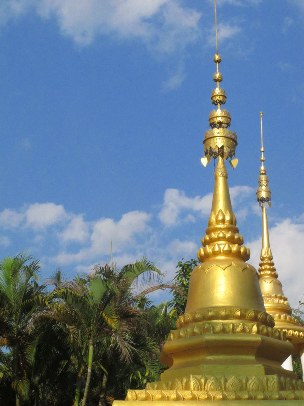Golden Stupas Pai, Thailand
