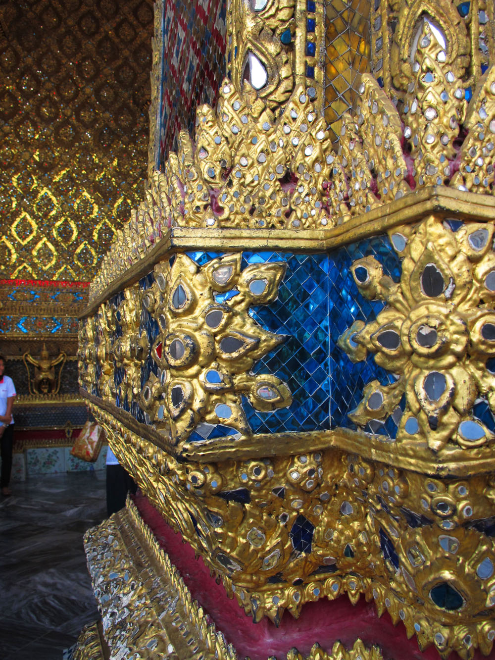 Royal Palace tile detail, Bangkok, Thailand