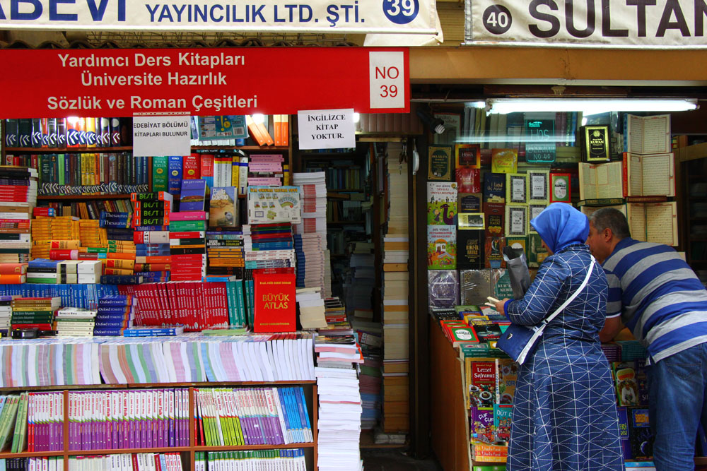 Book shop grand bazaar, Istanbul