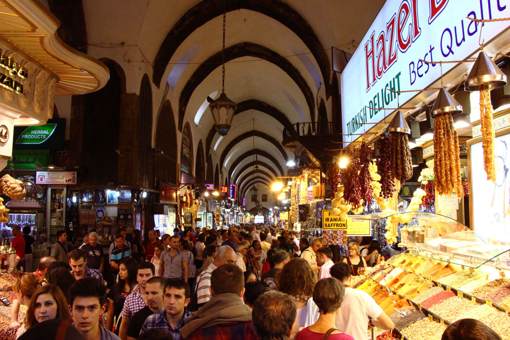 Inside the Spice Bazaar, Istanbul