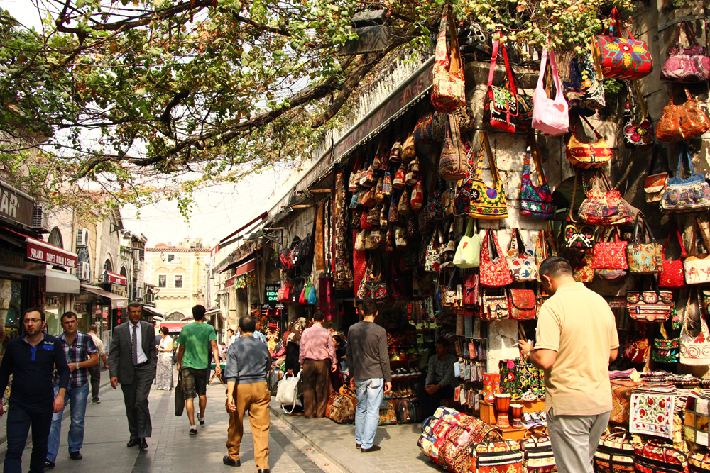 Outside the Grand Bazaar, Istanbul