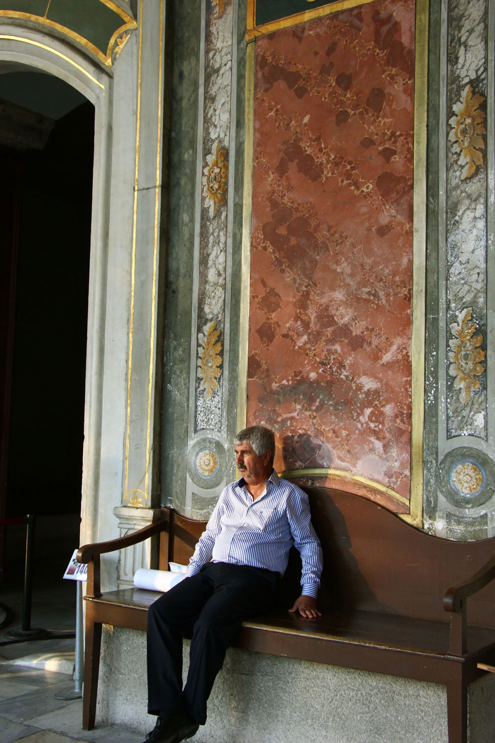 Waiting for sunset at Topkapi Palace Istanbul