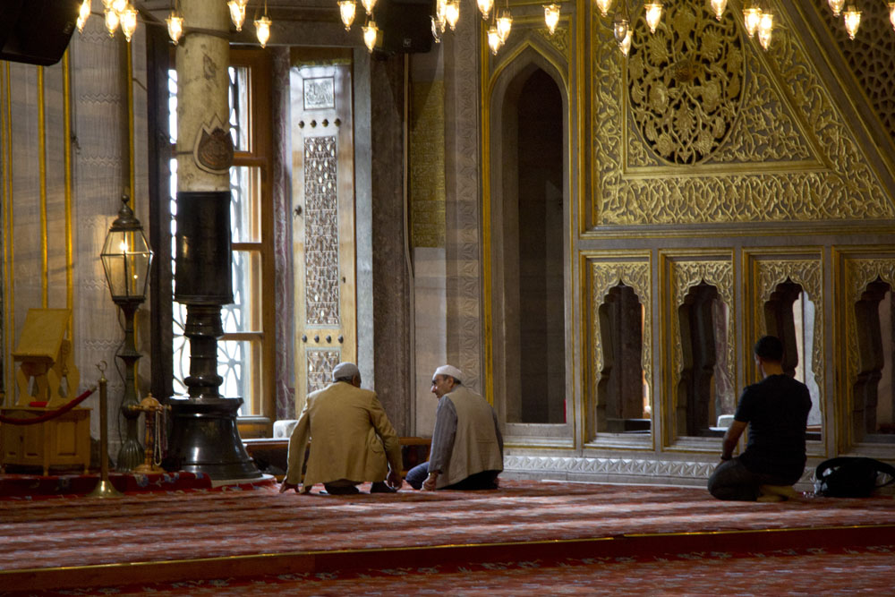 Prayers at Blue Mosque, Istanbul