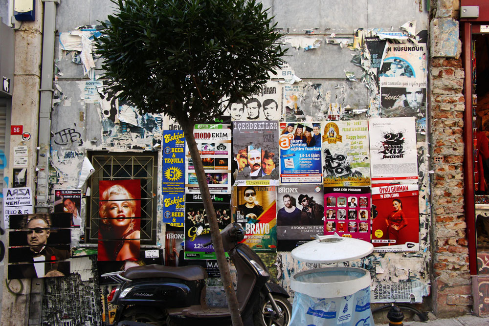Beyoglu signage, Istanbul