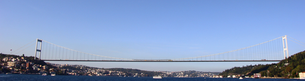 Bosphorous Bridge panorama, Istanbul
