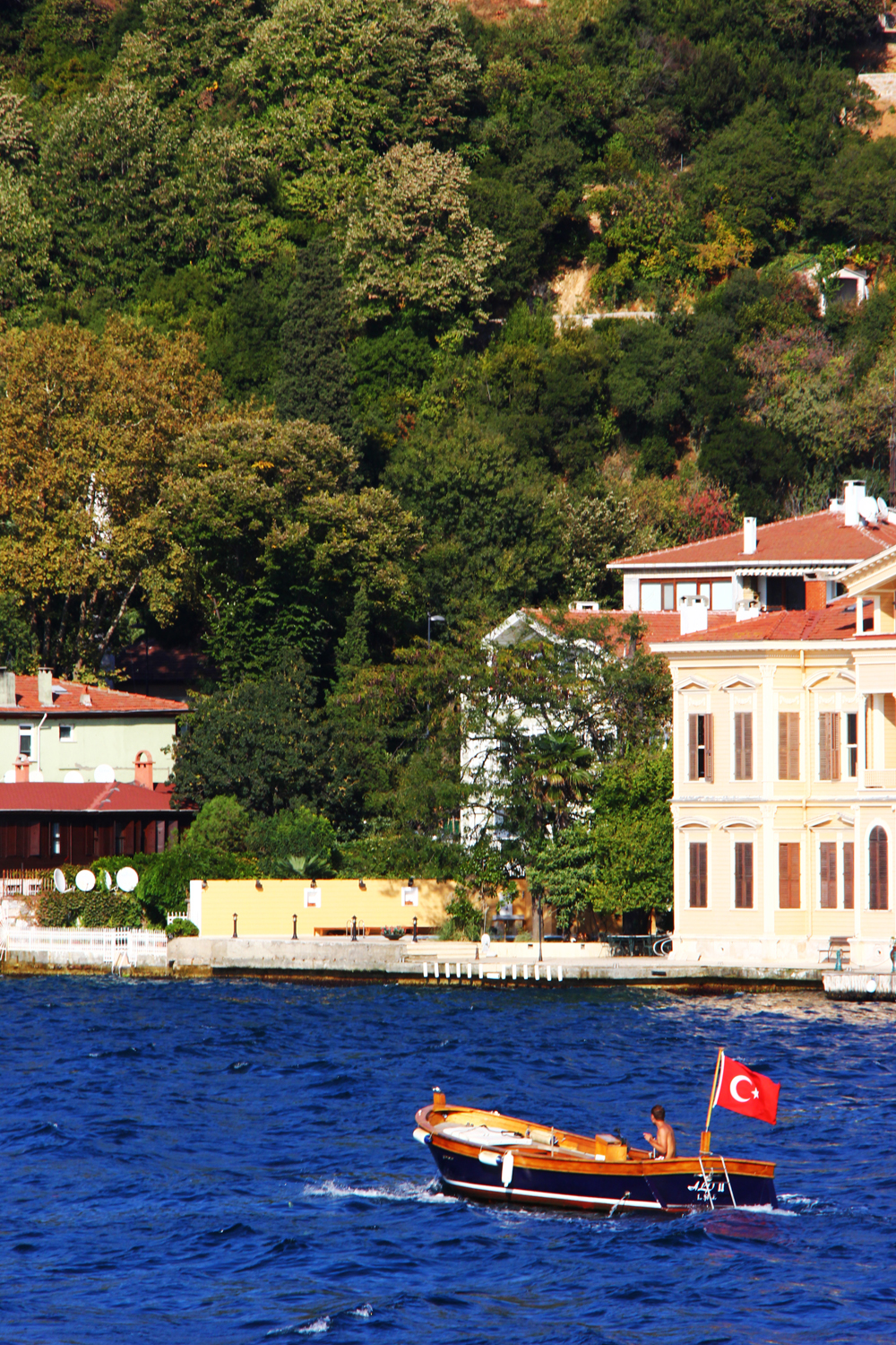 Little boat in the Bosphorous, Istanbul