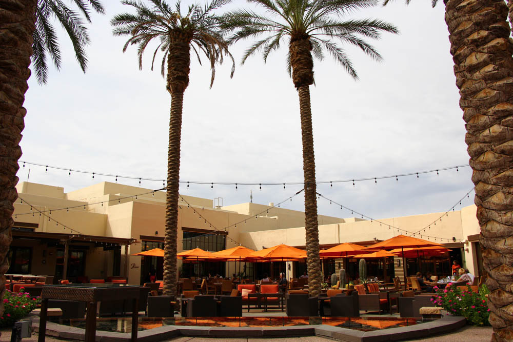 Outside courtyard at the Camelback Inn Scottsdale, Arizona