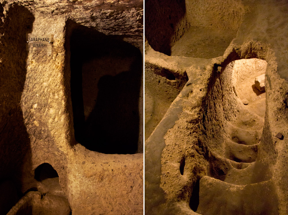 Kaymakli - winery and stairway | Cappadocia, Turkey