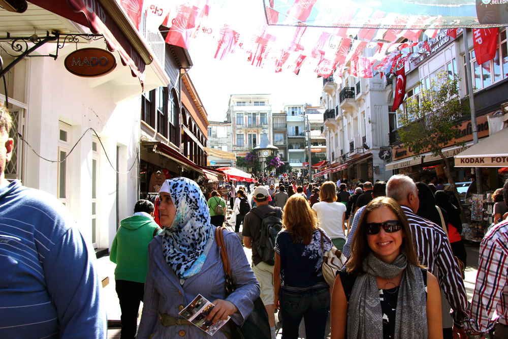 Crowded streets | Buyukada, Turkey