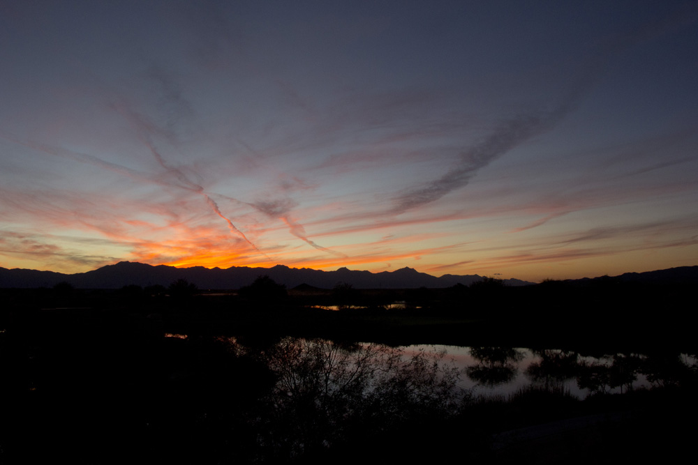 Sunset at hte Sheraton Wild Horse Pass | Phoenix, Arizona