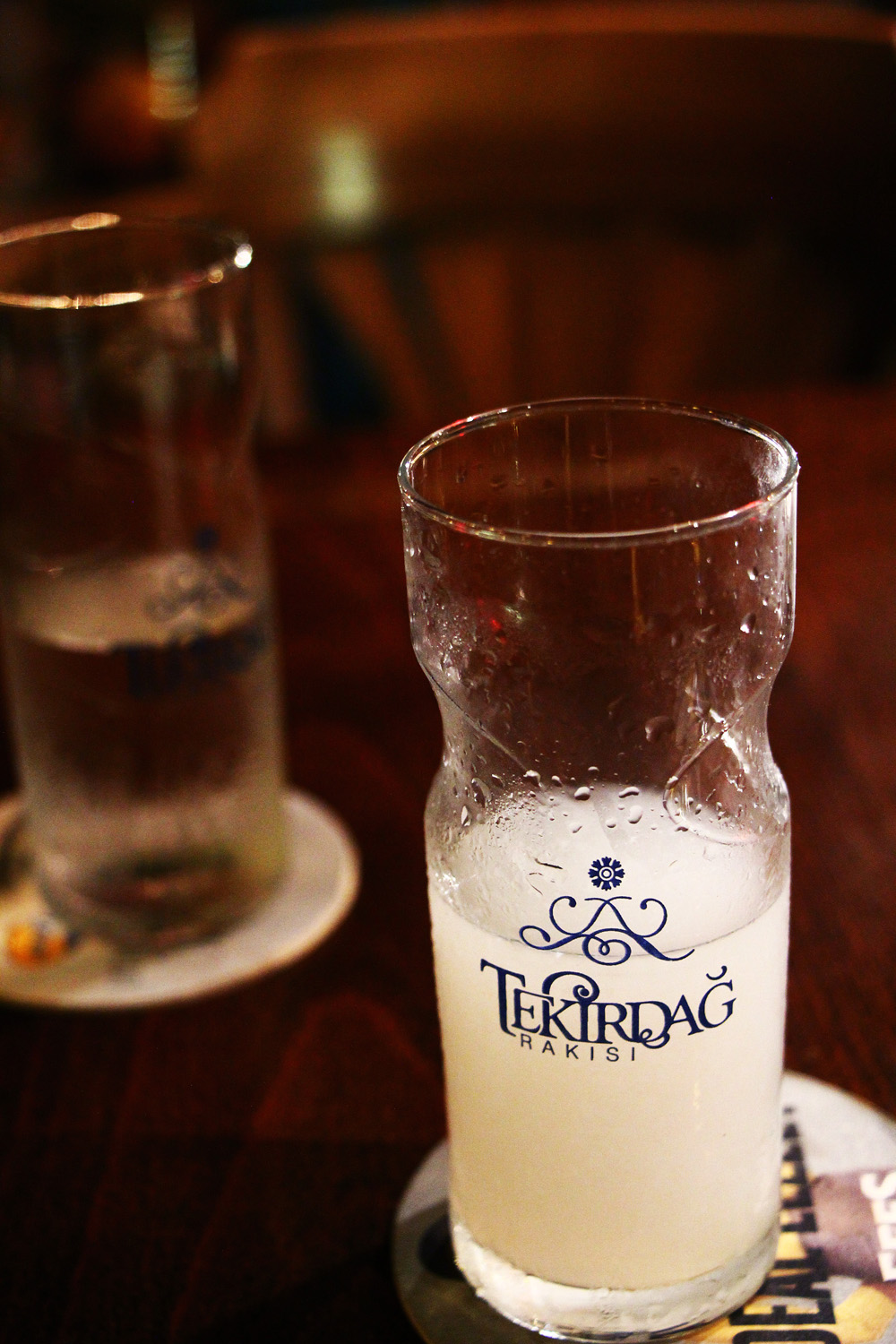 Turkish Raki and water | Istanbul, Turkey