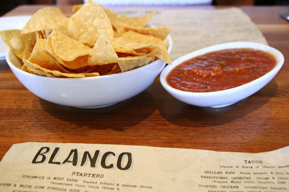 Blanco chips and salsa