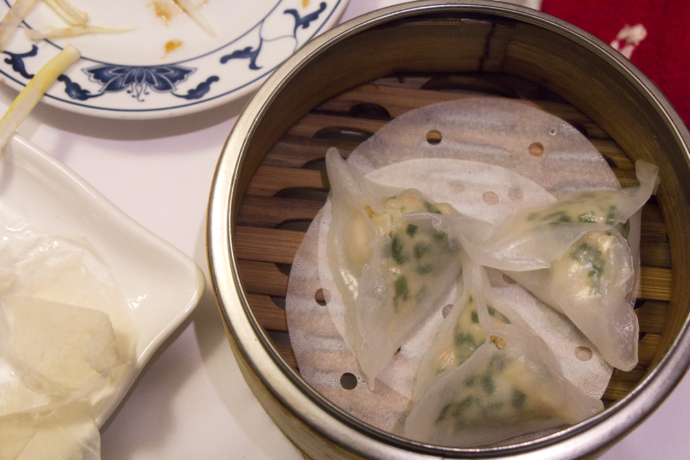 Chicken and mushroom dumplings - Yank Sing | San Francisco